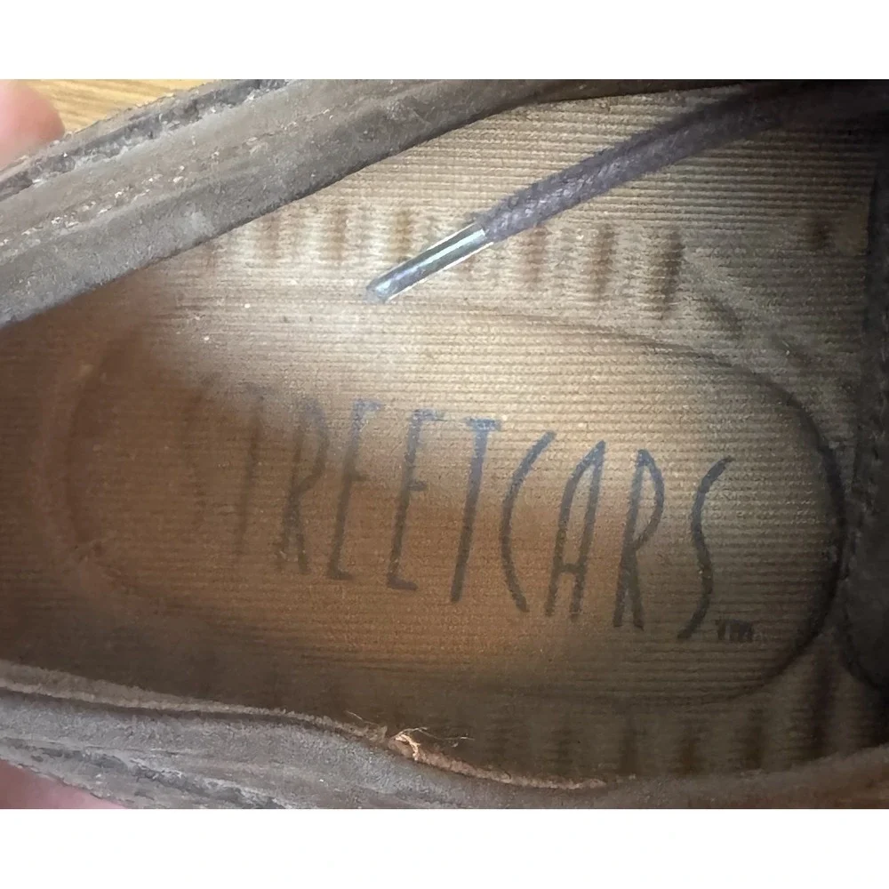Streetcars Men's Oxford Shoes Brown Suede Wingtip Brogue Size 12M